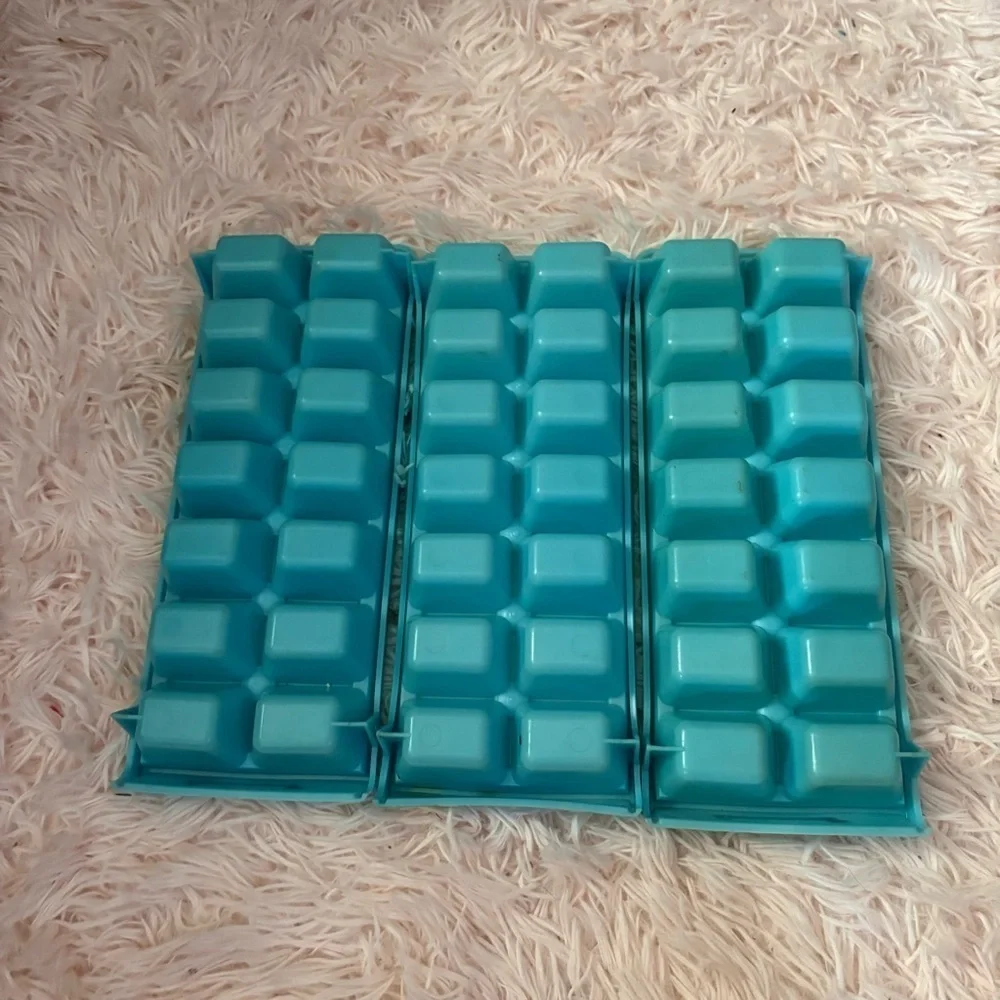 Jamesway Ice Cube Tray Blue Plastic Vintage Defunct Department Store Advertising